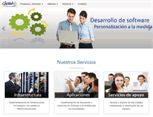 Tablet Screenshot of cistel.com.mx